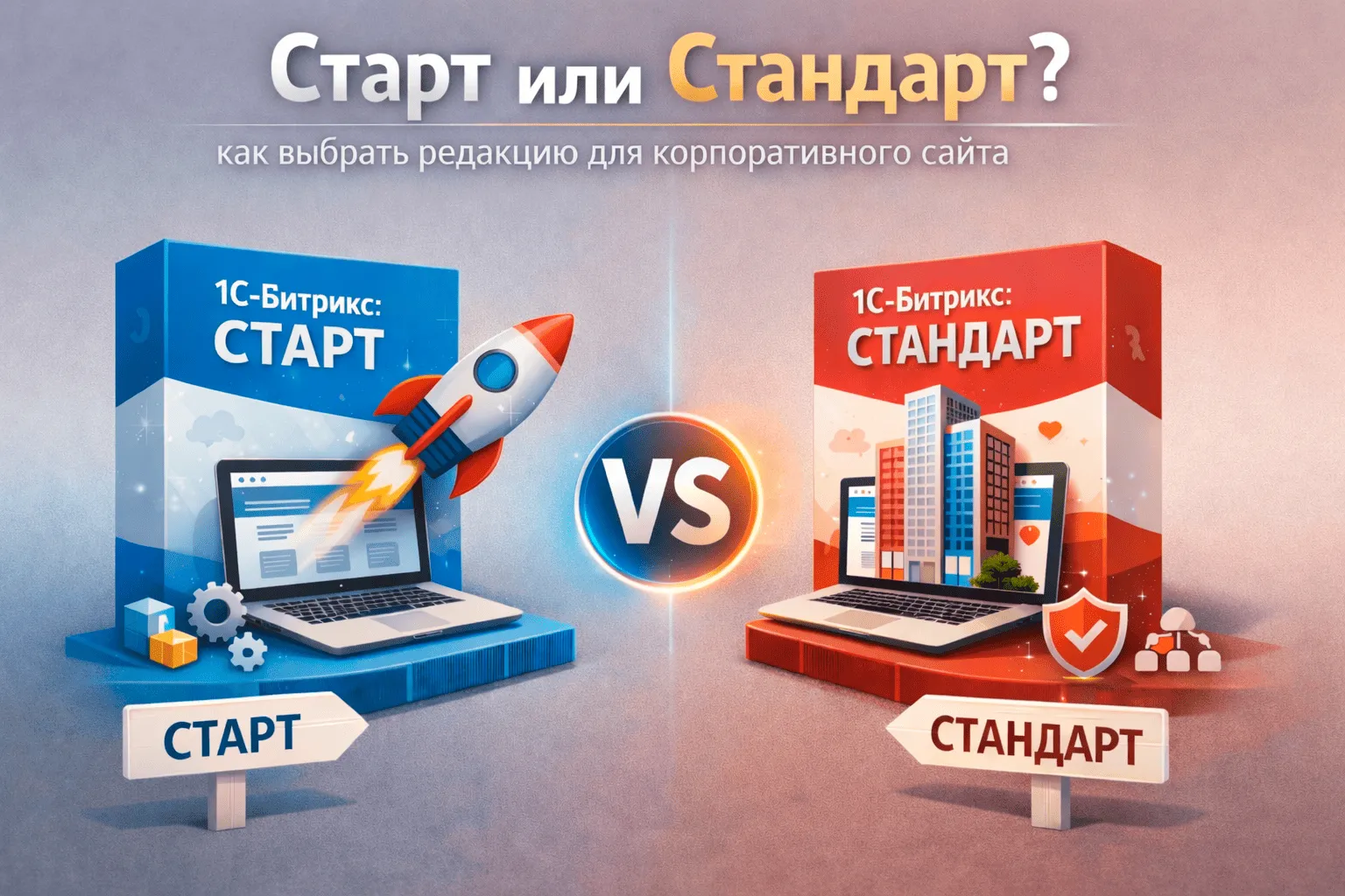 Старт или Стандарт: как выбрать редакцию для корпоративного сайта в Новокузнецке